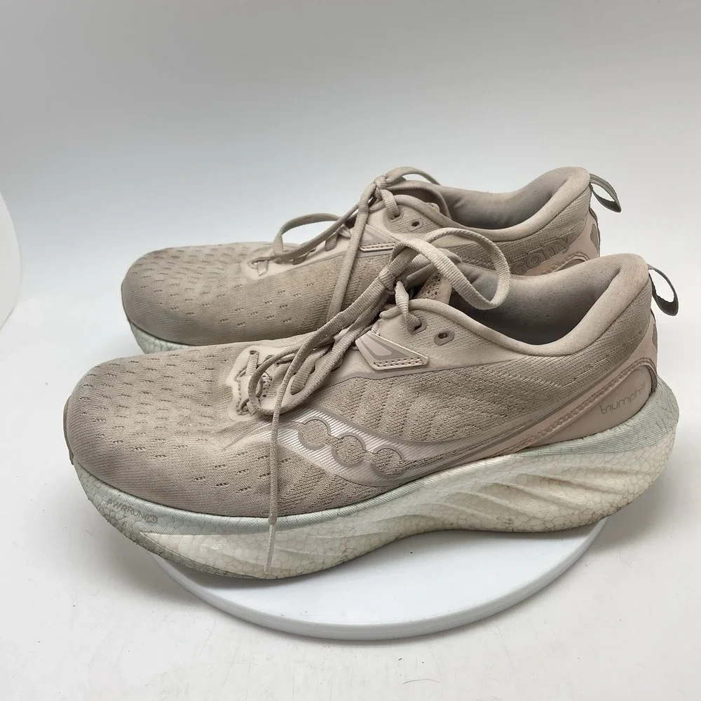 Saucony‎ Sneakers Womens 11 Triumph 22 S10964-204 Beige Running Athletic Shoes